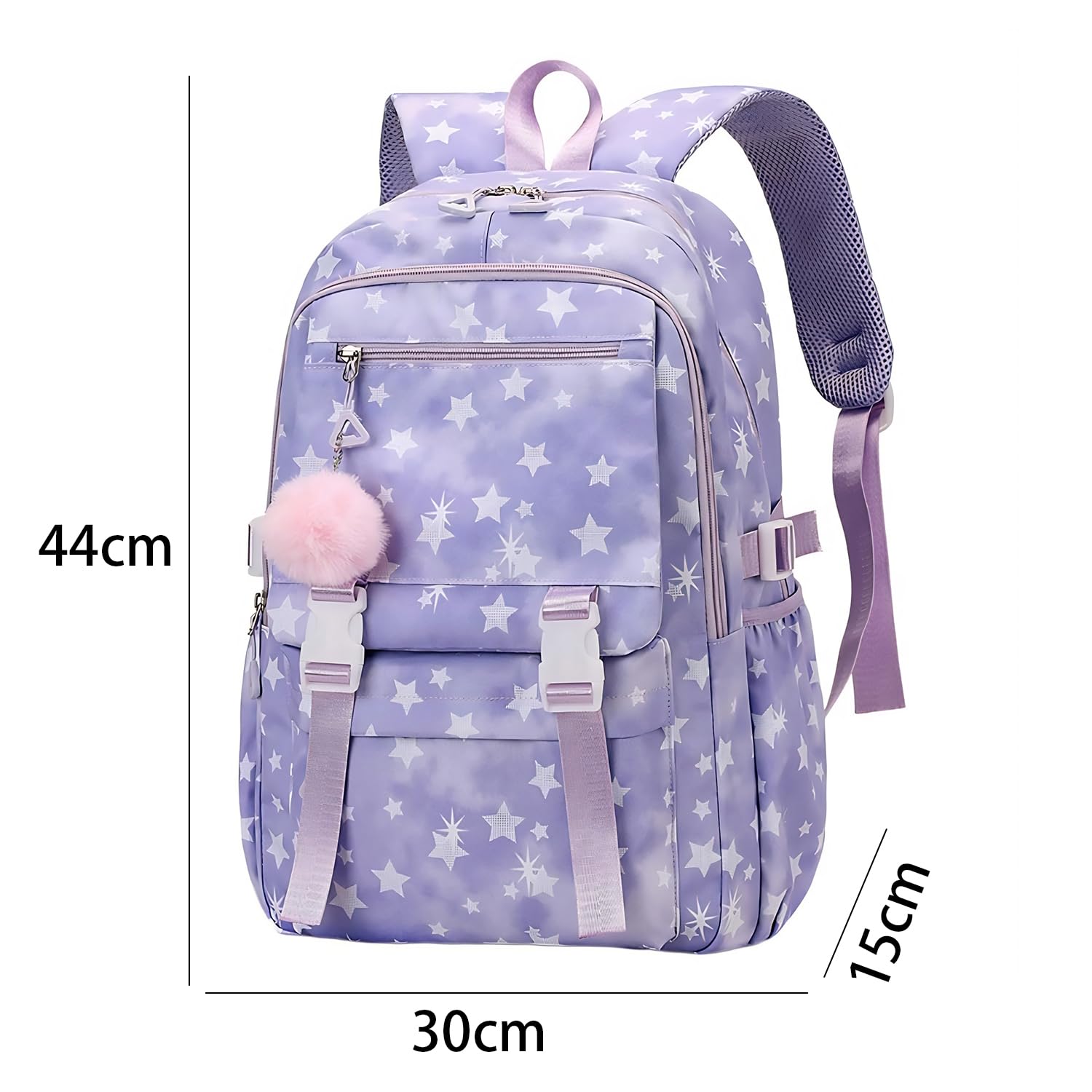 K-POP Sac à Dos pour Filles 15,6 Pouces Ordinateur Portable Décontracté