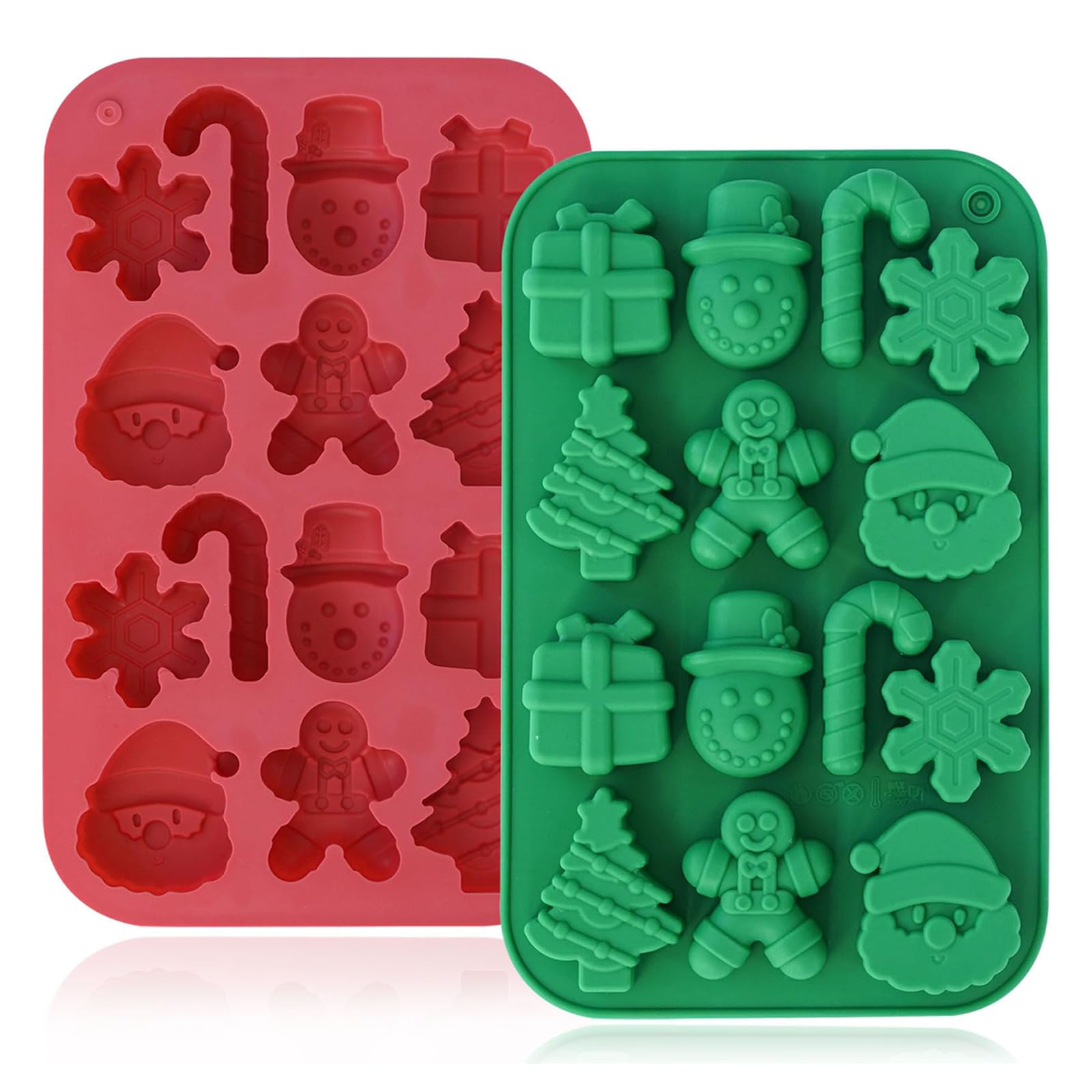 Weihnachtsbaum Silikonform Für Kuchen, 6 Vertiefungen Große