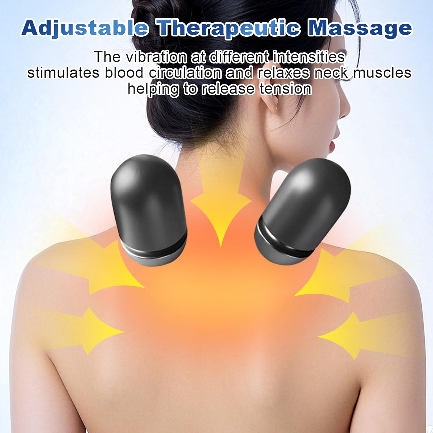 2025 New 3-in-1 Neck Massage Pillow, Pillow Massage Neck Hump, PillowTraction Massager, Adjustable Orthopedic Bed Pillow for Sleeping,Support for Side Back Sleepers