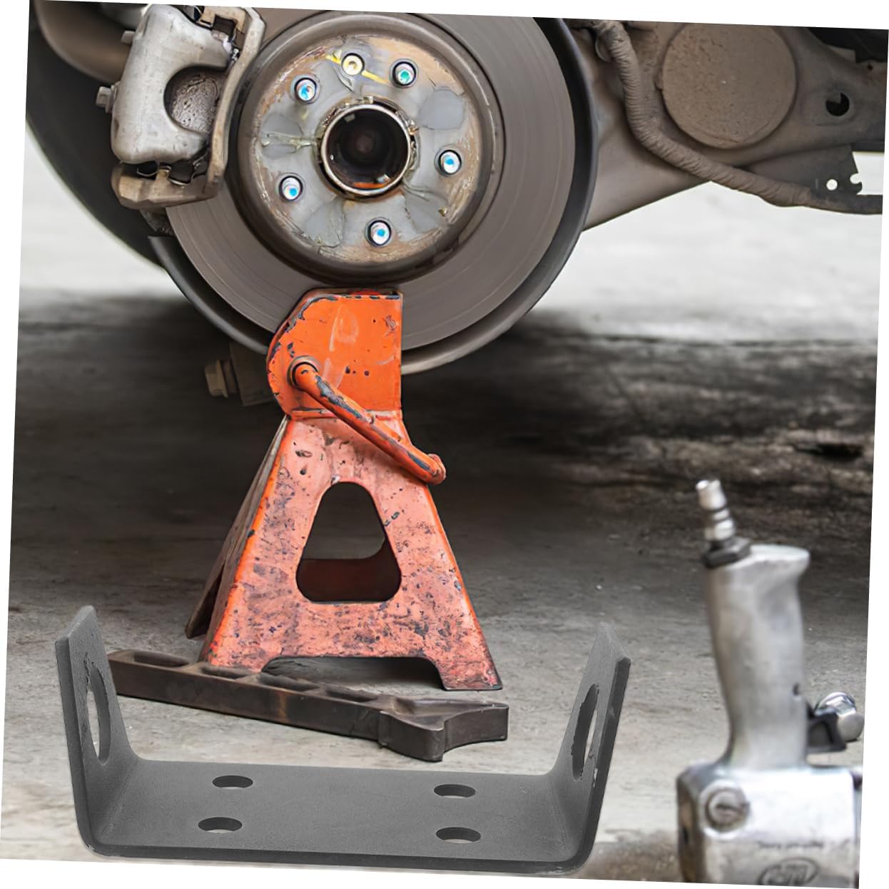 2Pcs Hitch Winch Mount Plates Heavy Duty Receiver Hitch Winch Mount for Truck Durable Winch Cradle Mounting Bracket for Trailers and Off Road Use