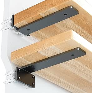 Shelf Bracket 8L X 4W X 1.6H Heavy Duty Floating Shelf Brackets Brackets For Shelves 6 Pcs SJZJGBZJYGHWMVHQJV0
