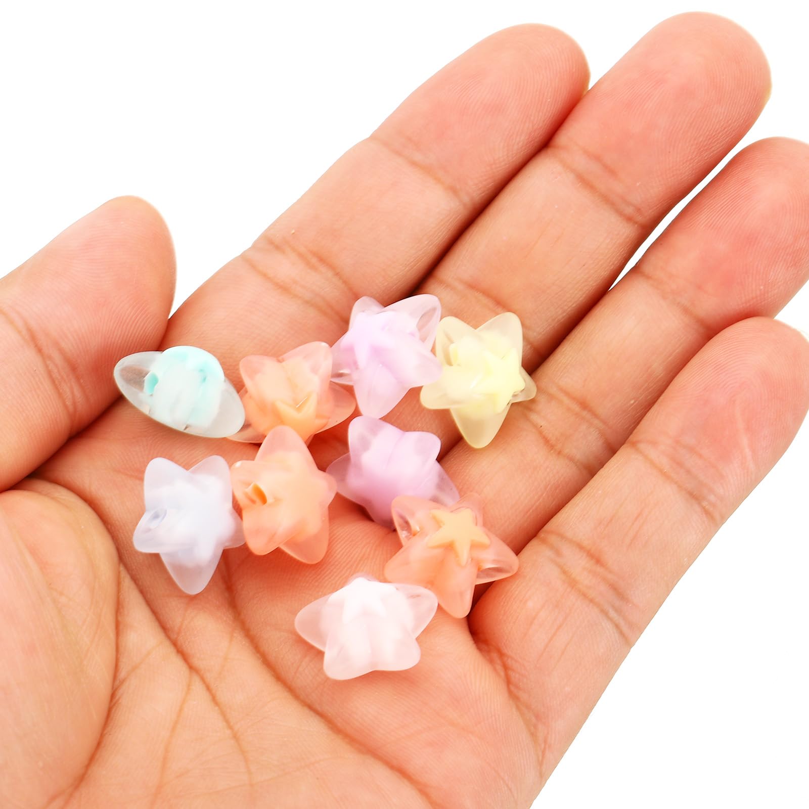 Ipotkitt Colores Cuentas Acrílicas De Mariposa Cuentas Ab Encantadoras Cuentas Transparentes De Mariposa Para Hacer Joyas Pulseras Trenzas