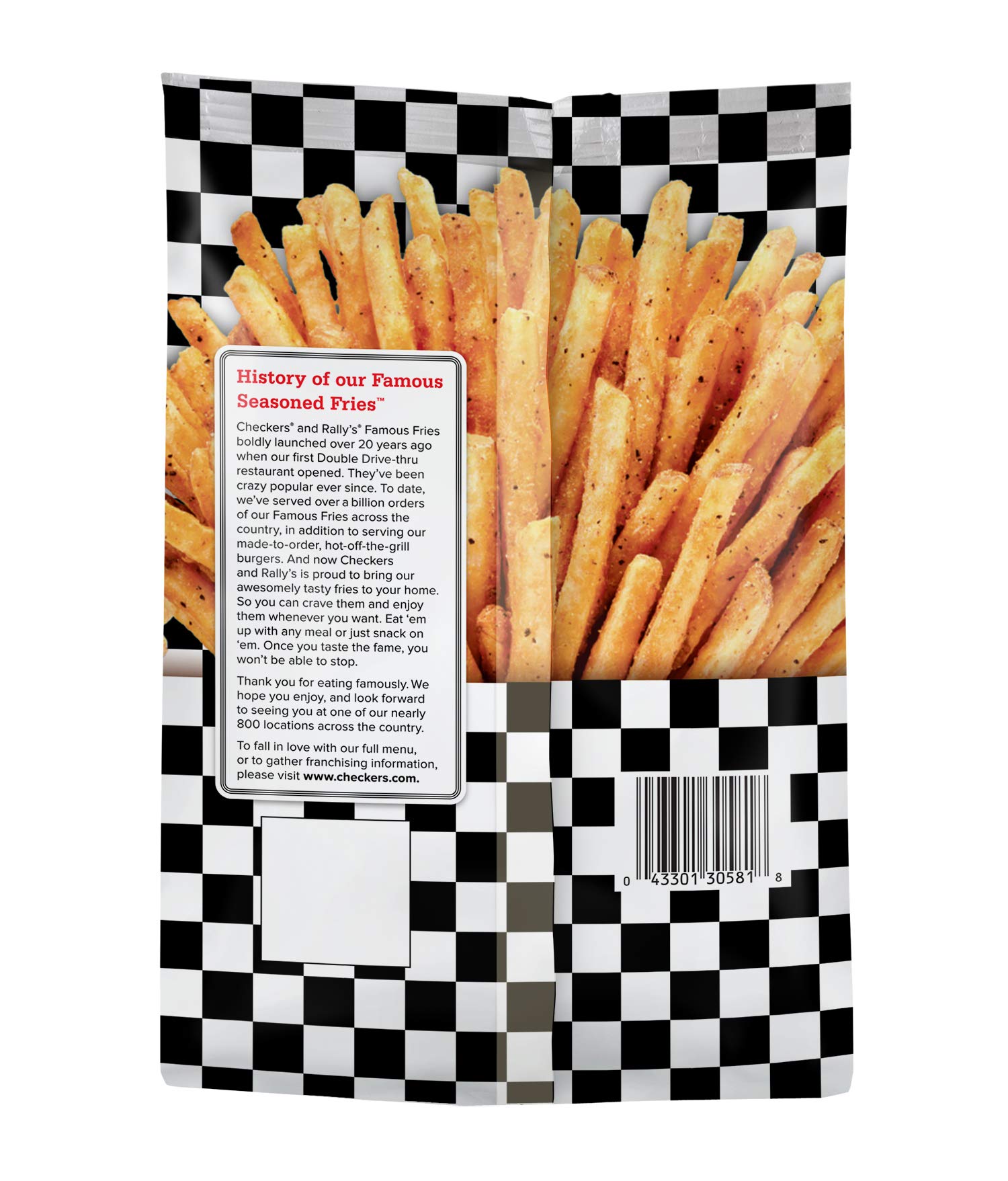 Checkers and Rallys Famous Seasoned Fries 28 oz Frozen — view 3