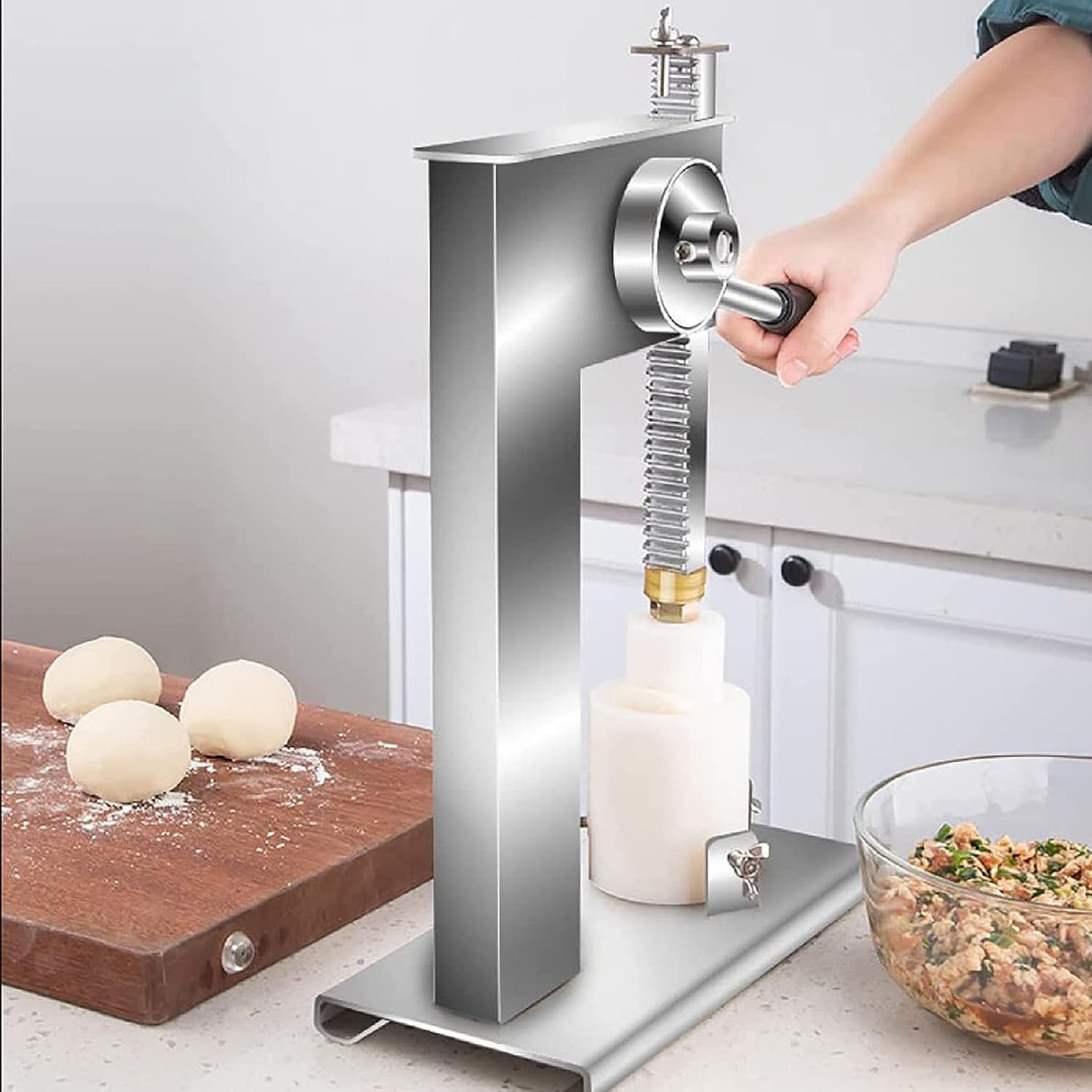 Baozi Maker Maszyna do formowania bułek na parze - formy ze stali nierdzewnej do prasowania ciasta - niezbędny sprzęt kuchenny do produkcji chińskich Baozi