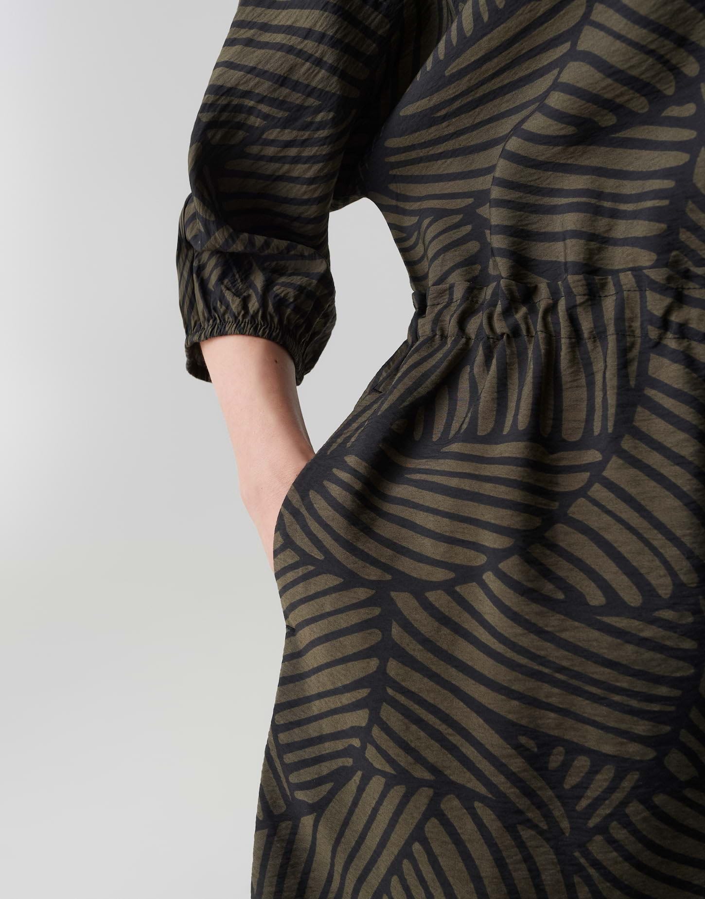 OPUS Damen Minikleid | Printkleid aus fließendem Viskose Mix
