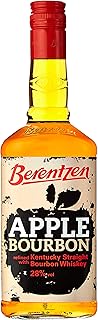 Berentzen - Apple Bourbon Whiskey - 70cl Single Bottle - 28% ABV - Premium Bourbon Whiskey - Apple & Vanilla Notes - Smooth & Rich Taste - Delicious Apple Whiskey