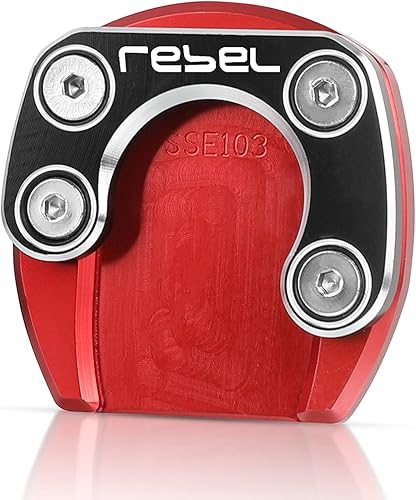 Miniatura 2 de Soporte lateral de motocicleta para Rebel CMX300 CMX500 2017-2023 para Rebel 500 300 2017-2023 rojo