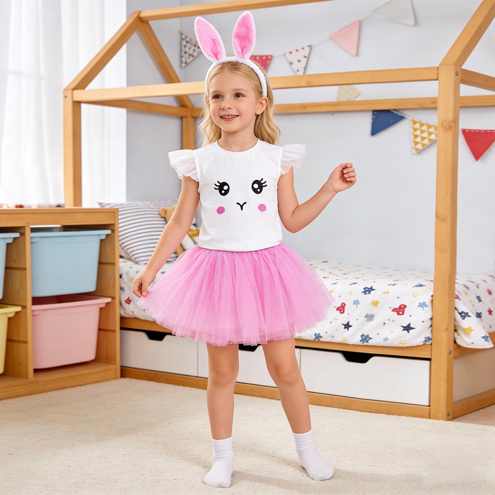 de lapin adorable élégant raffiné destiné aux enfants idéal lors des fêtes spectacles ou cosplays royaux Ensemble trois pièces complet adapté à toutes occasions pour garçons et filles (4-5 Years)