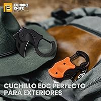 Vista 7 de Cuchillo de Bolsillo Pequeño de Regalo para Hombres, Cortador de Llavero con Hoja de 1.34 Pulgadas, Cuchillos Plegables Mini EDC para Llevar Todos