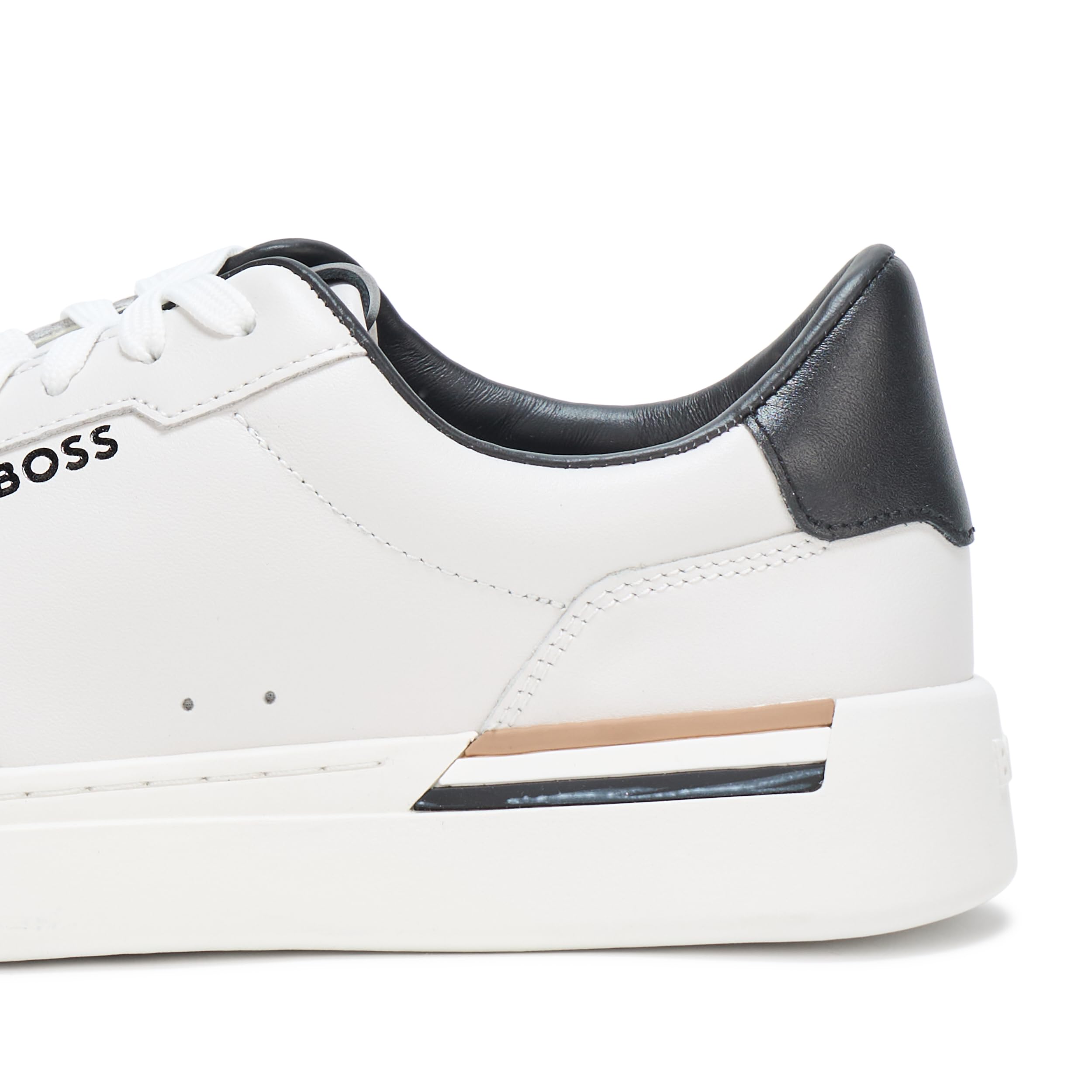 BOSS Women's Clint Low Profile Leather Sneaker