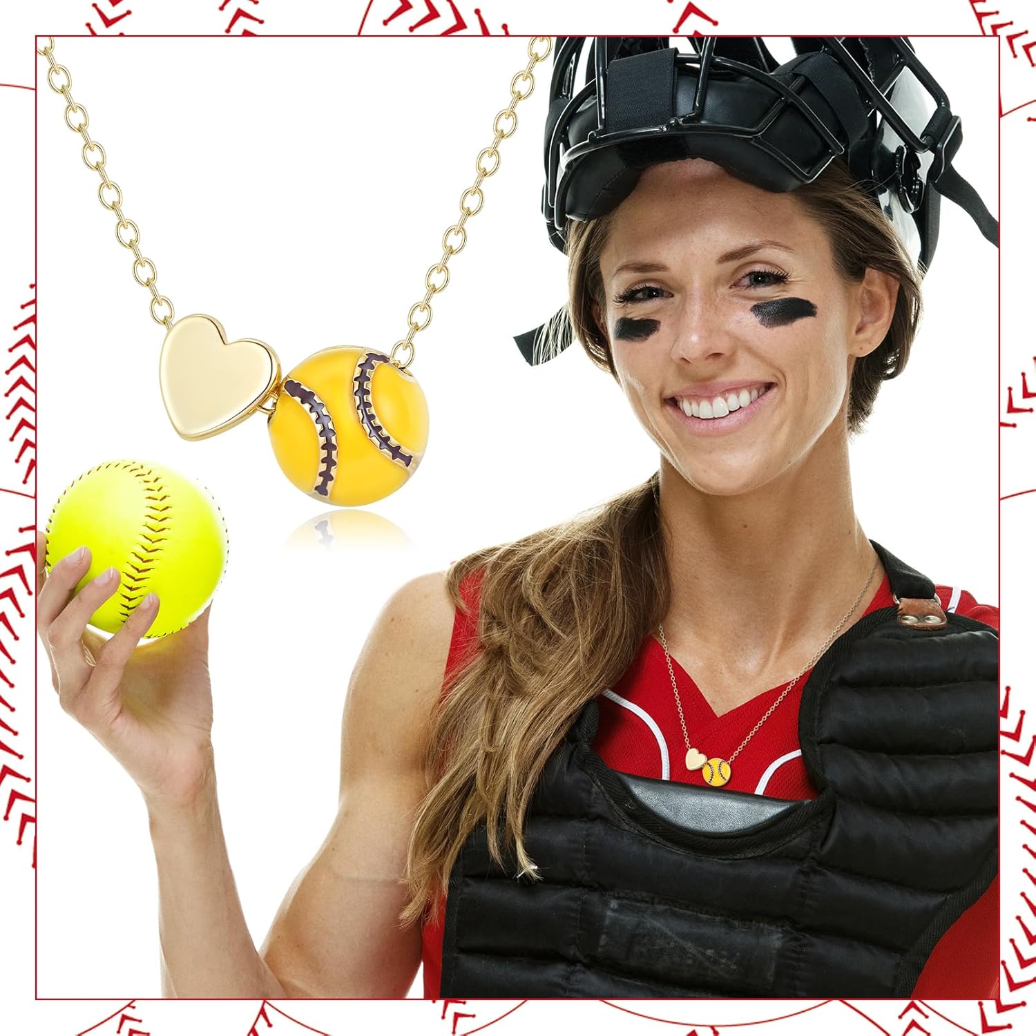 Valentines Day Gifts for Her Heart Necklace for Women, Silver Heart Necklace with Sparkling Cubic Zirconia Romantic Women Gifts for Birthday Valentines Day - Image 3