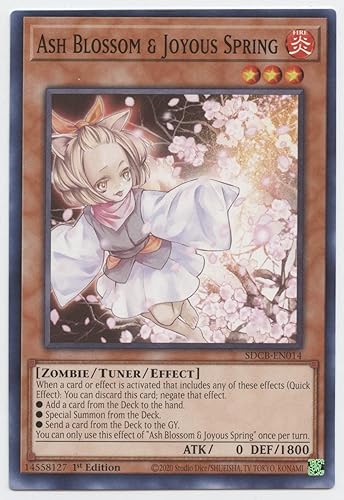 Yu-Gi-Oh! Flor de fresno y primavera alegre - SDCB-EN014 - Común - 1ª edición