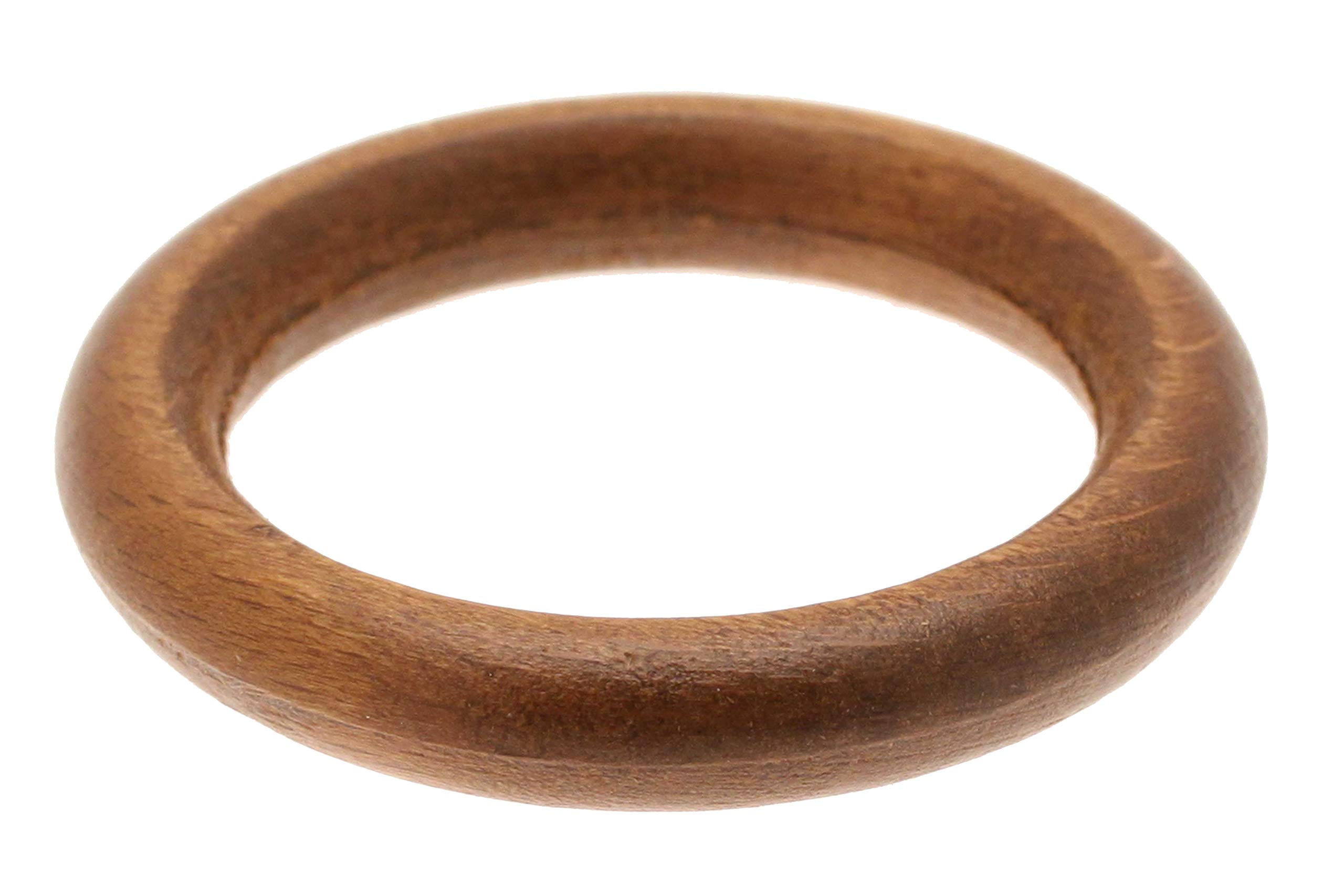 Anneaux pour tringle à rideau 28 Mm en bois blanc