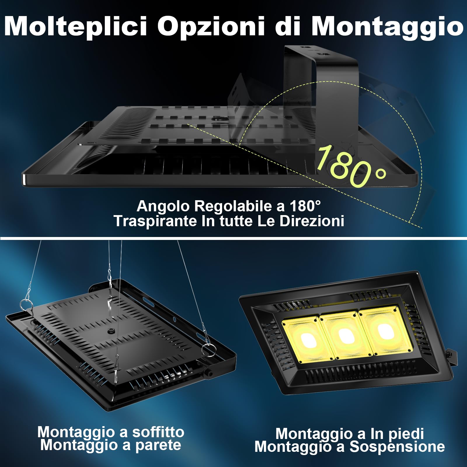 Profey Lampada per Piante, P600 Grow Light Spettro Completo LED, Impermeabili IP67 Lampade Piante COB,Luce Piante per Coltivazione di Ortaggi in Serra e Interno,Tutto L'Anno
