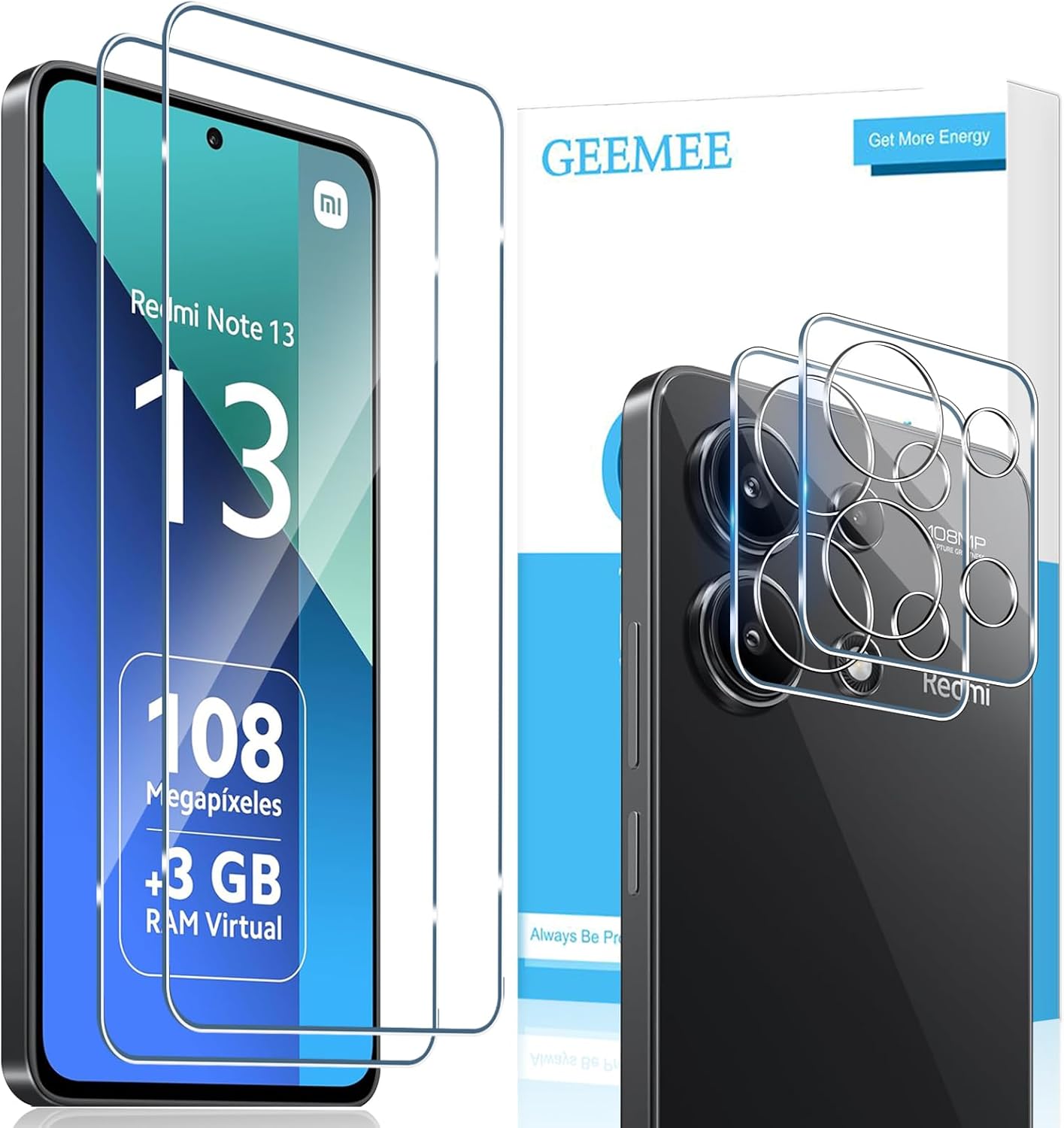 Pellicola Vetro Temperato Per Xiaomi Redmi Pad SE 2023 (11') - 2 Pezzi, Trasparente, Anti-Graffio 9H - Foto 9