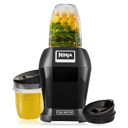 Nutri Ninja Lite 700 Watts Personal Blender with Two Tritan Jars (Black)
