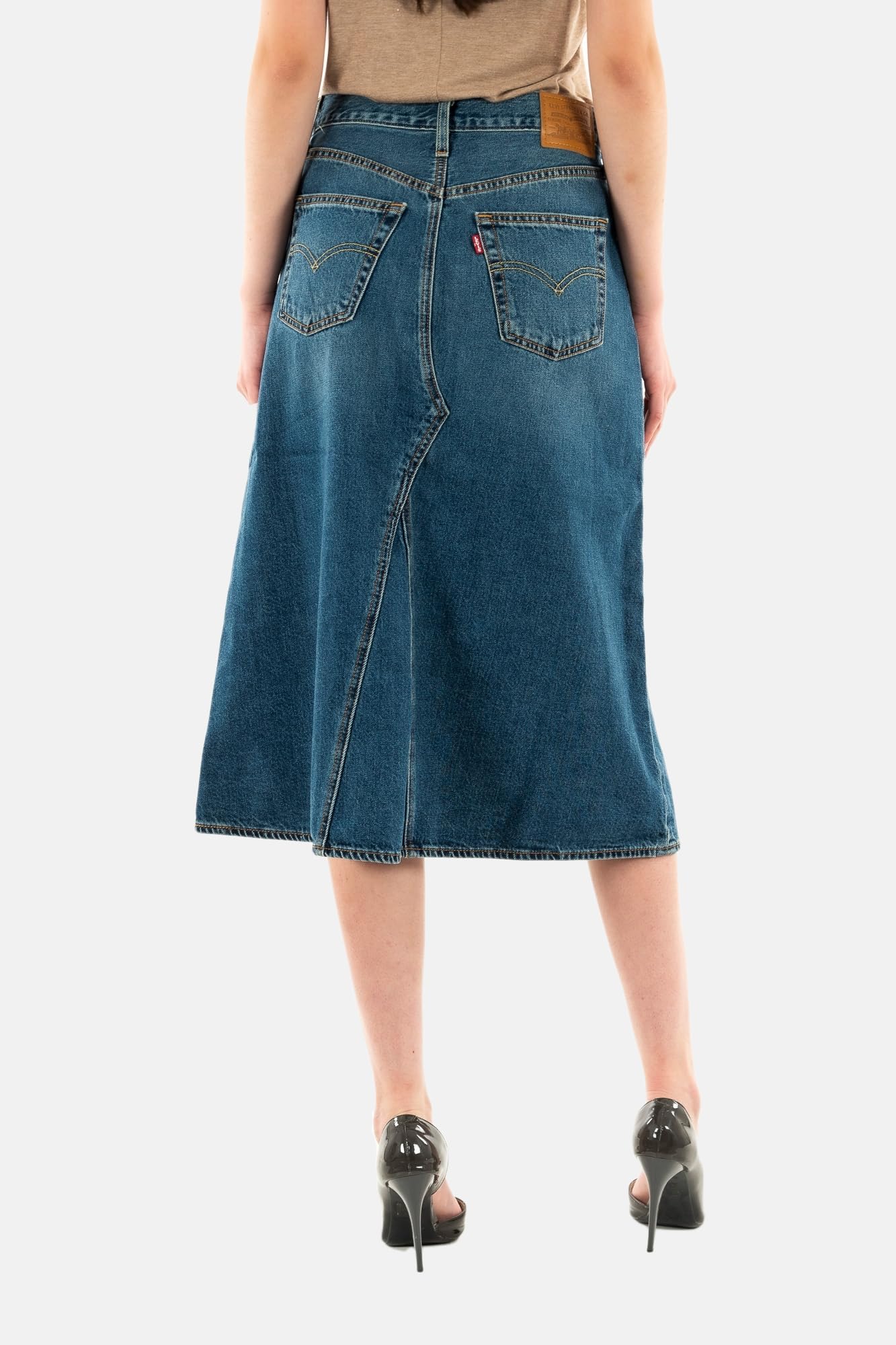 Levi's Damska spódnica Hr A Line Decon Skirt Rock, Mid Morning, 28W