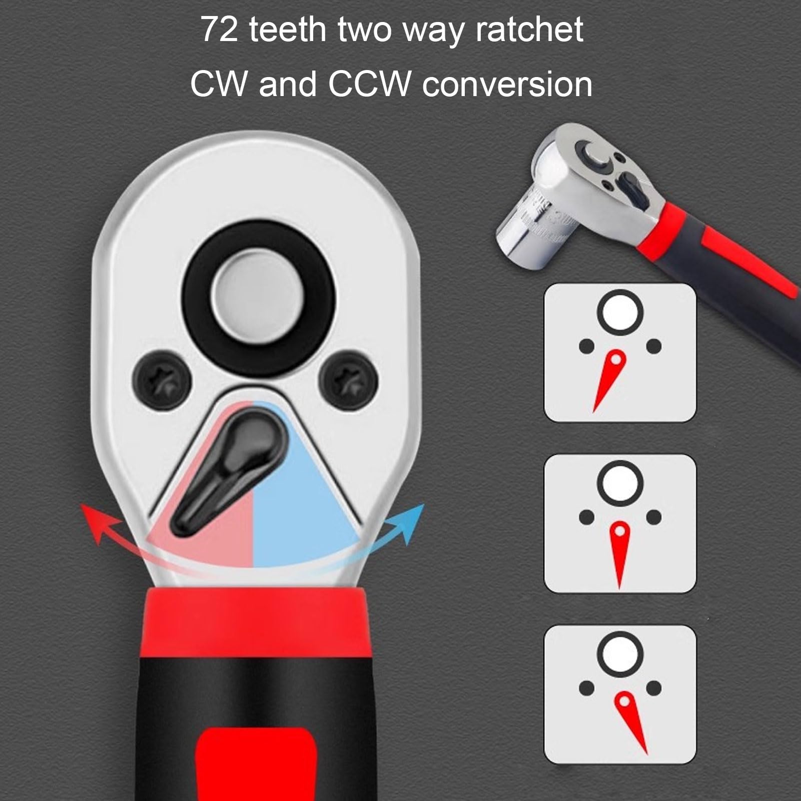 Set di cacciaviti a cricchetto 48 in 1, set di chiavi a cricchetto con inserti da 1/4 di pollice e punte di precisione per cacciaviti, kit di utensili per riparazioni domestiche in
