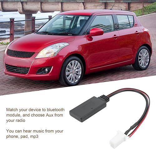 Miniatura 3 de Fydun Adaptador de cable auxiliar de audio para Swift Vitara Jimny 5.0 módulo de música MP3 AUX en adaptador de cable