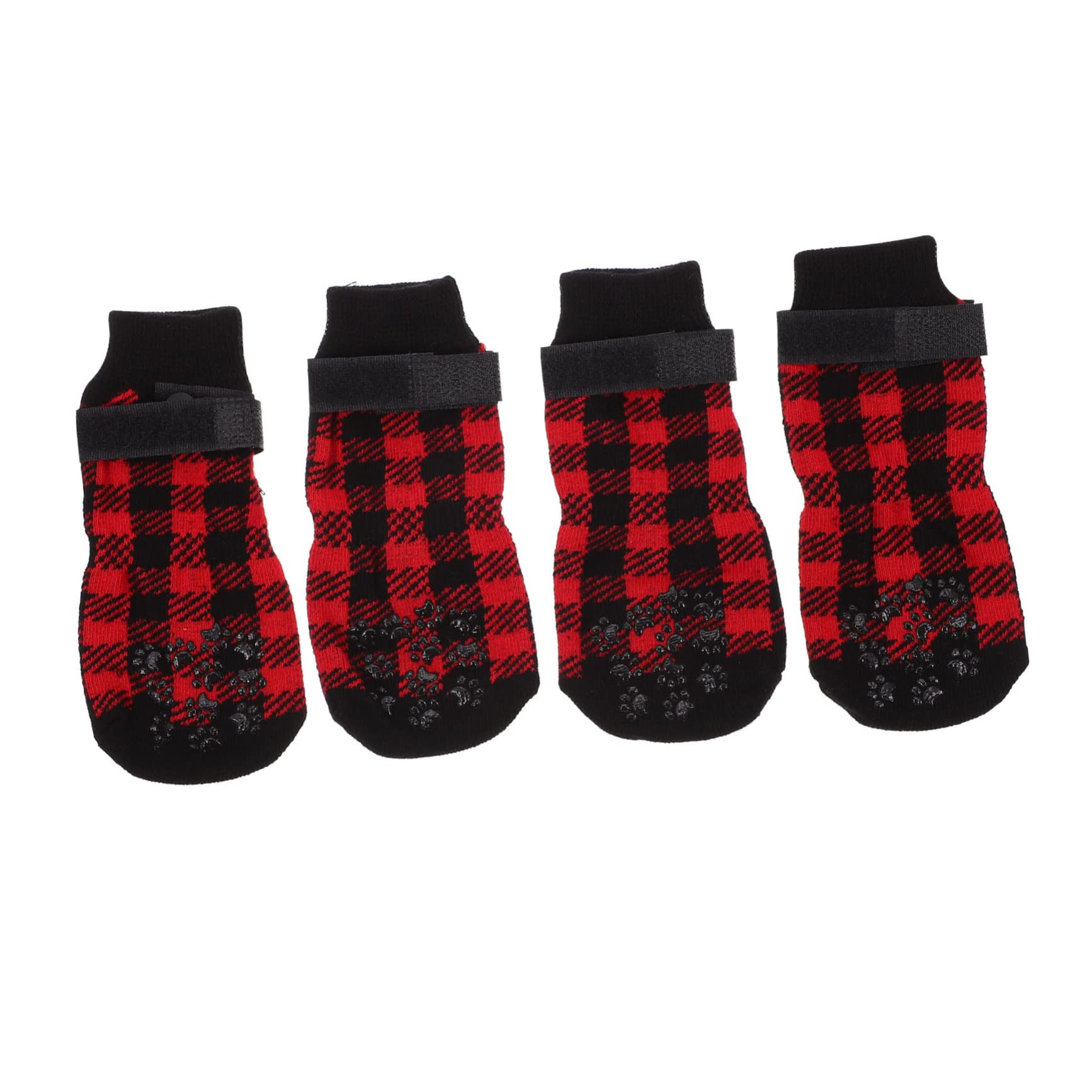 BESPORTBLE Adorable Christmas Pet Stockings Warm Non Slip Dog Socks Protector for Hardwood Floors