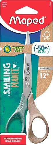 Maped Smiling Planet 16cm Scissor - Left Handed