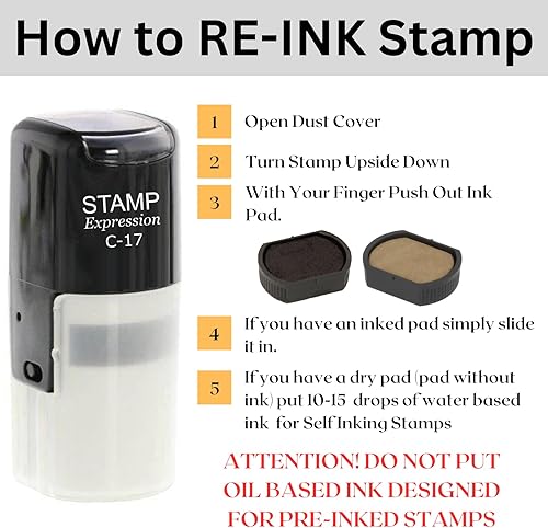 Miniatura 3 de stampexpression - Please Correct Teacher Stamp - Tinta Violeta (A-60038)