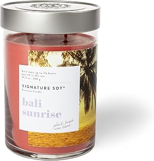 Signature Soy Lidded Bali Sunrise Scented Candle