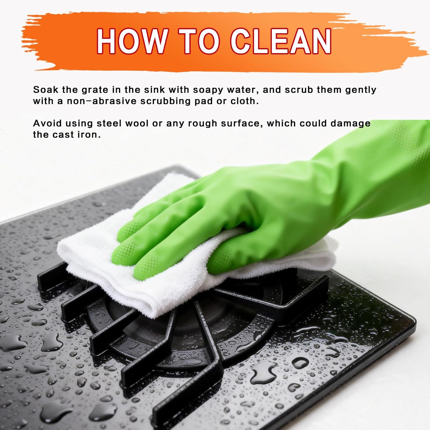 PA060037 PA060024 Stove Grate Replacement Parts for Viking Stove Parts 10"x 10.9"IN Cast Iron Burner Grate Viking Gas Range Grate PA060024 Cooktop Grate Stove Rack (1 Pack)