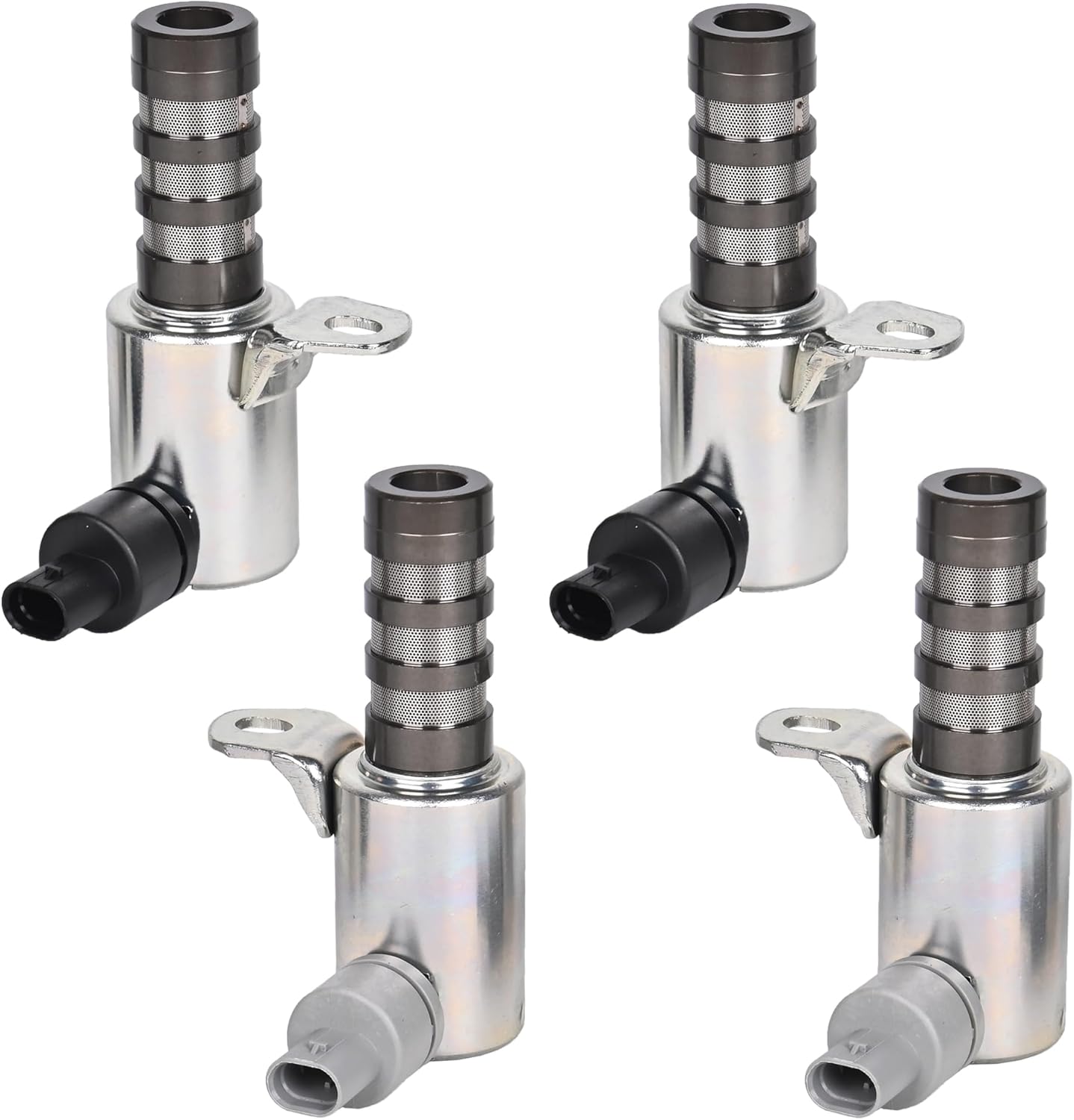 4 PCS Exhaust & Intake Variable Valve Timing Solenoid Kit for Ford F150 Flex Edge Explorer Transit Mustang Taurus Lincoln MKX MKS MKT MKZ 3.5L 3.7L V6 Replaces AT4Z6M280A AT4Z6M280B 917-198 917-197