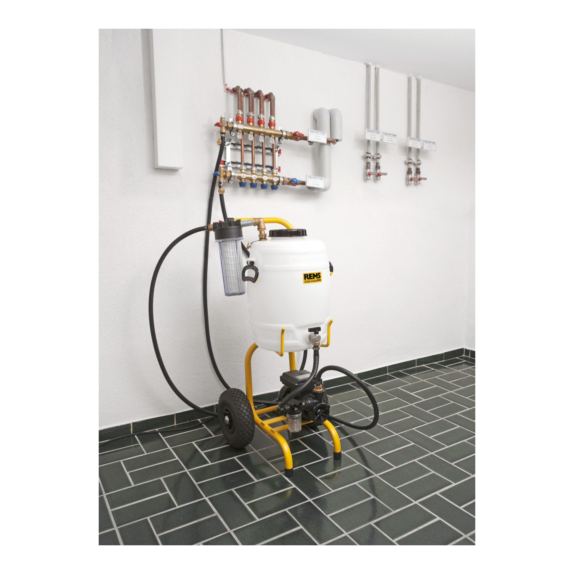 Station de remplissage solaire Rems Solar Push K 60, avec pompe à injecteur