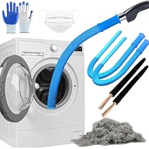 Universal Dryer Lint Vacuum Attachment, Dryer Vent Cleaner Kit Vacuum Attachment, Compatible With Most Vacuum Cleaners & Dryers, Dryer Lint Vac Attachment, Quickly Lint Remover 2Pcs