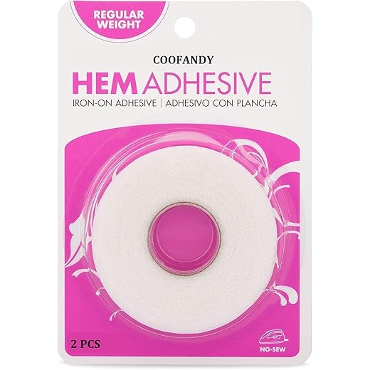 COOFANDY Fabric Fusing Tape - 2 Pcs