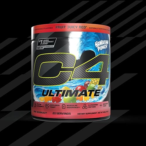 Vista 32 de Cellucor C4 Ultimate - Polvo para antes del entrenamiento, suplemento energético sin azúcar para hombres y mujeres, 300 mg de cafeína + TeaCrine +