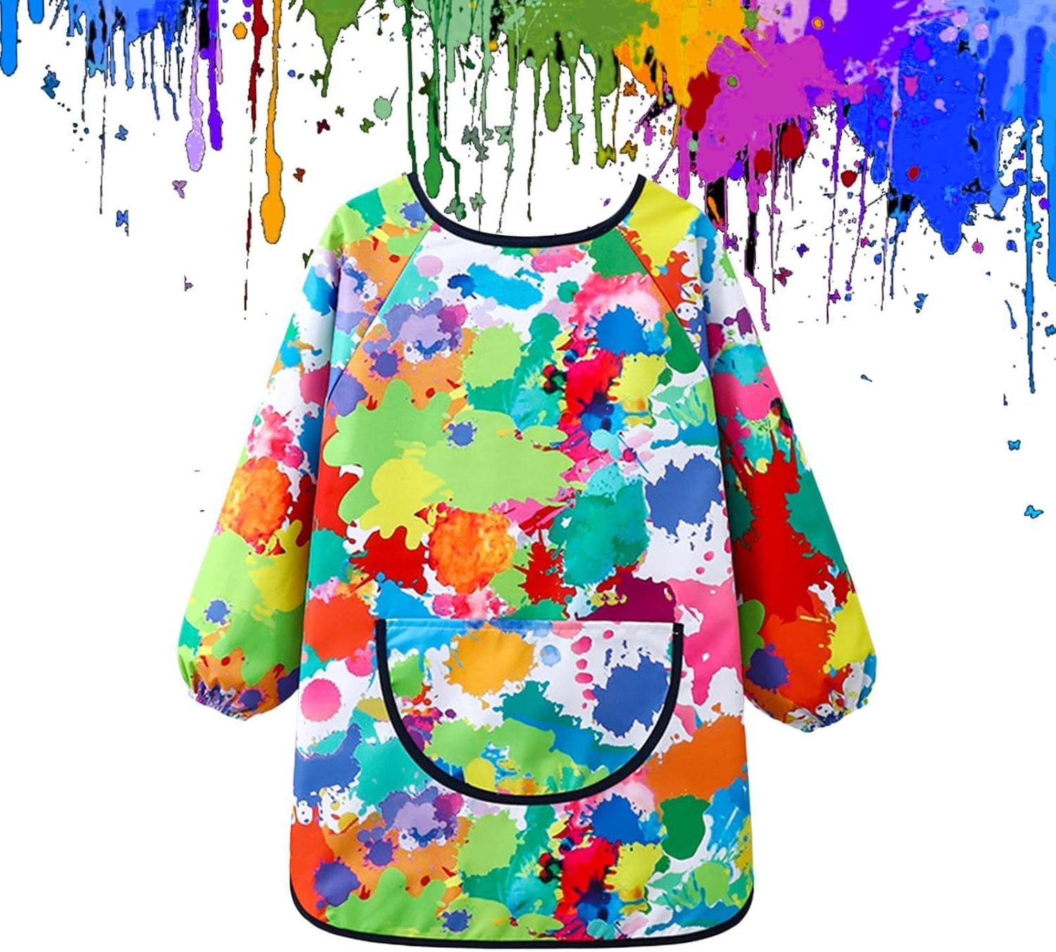 Kids Aprons for Painting | Adjustable Waterproof Painting Apron,Cute Artist Smock, Funny Smock with Large Pocket for Boys