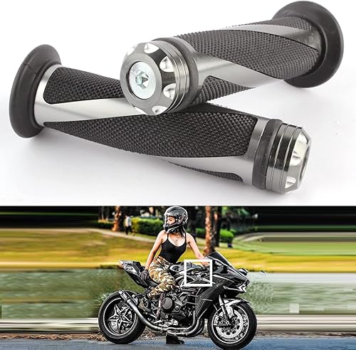 Miniatura 8 de Empuñaduras de mano para motocicleta de 78 pulgadas, gel compatible con Sportster 883 Street Bike Dirt Bike Cruiser y Chopper
