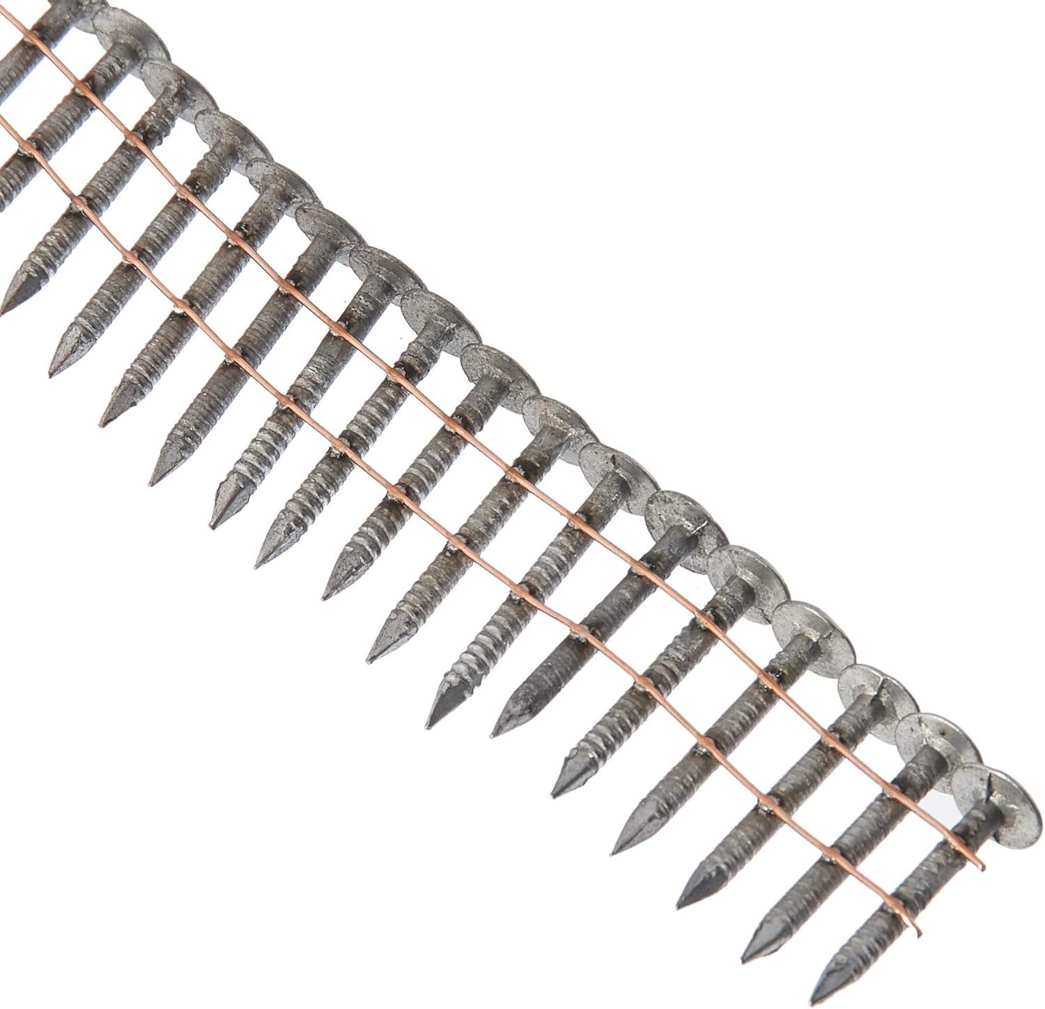Metabo HPT 12131HPT High Wire Coil Roofing Nails, 1-1/4″ x .120″, Electro-Galvanized, Ring Shank, Fits Hitachi Power Tools/Metabo HPT NV45AB2 Roofing Nailers | 7,200 Pack