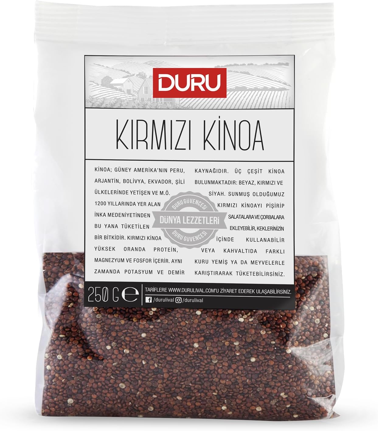 Duru Kırmızı Kinoa 250 Gr