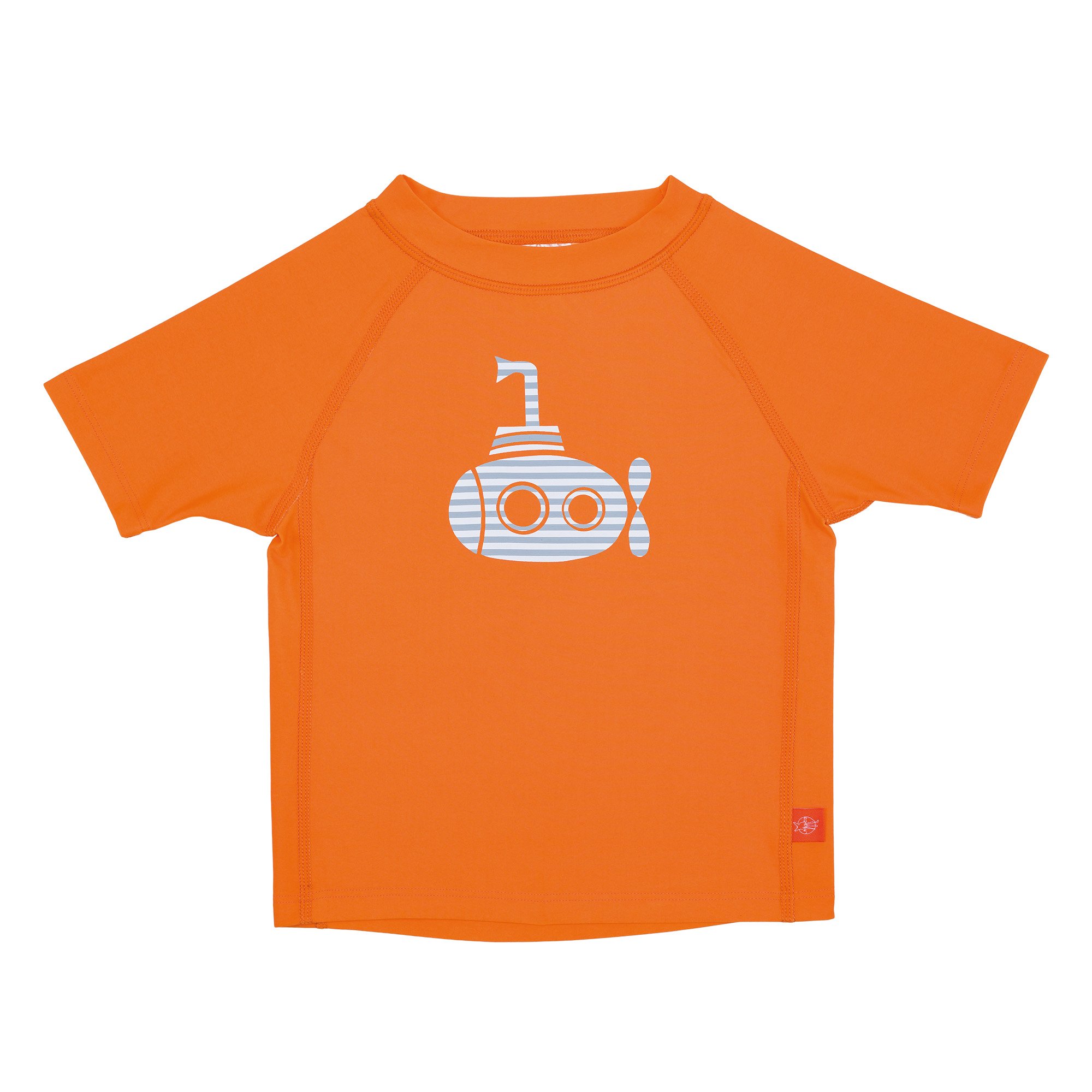 Camiseta de manga corta Rashguard para bebé de Lässig, 1431005804 naranja Submarine Talla:6 meses