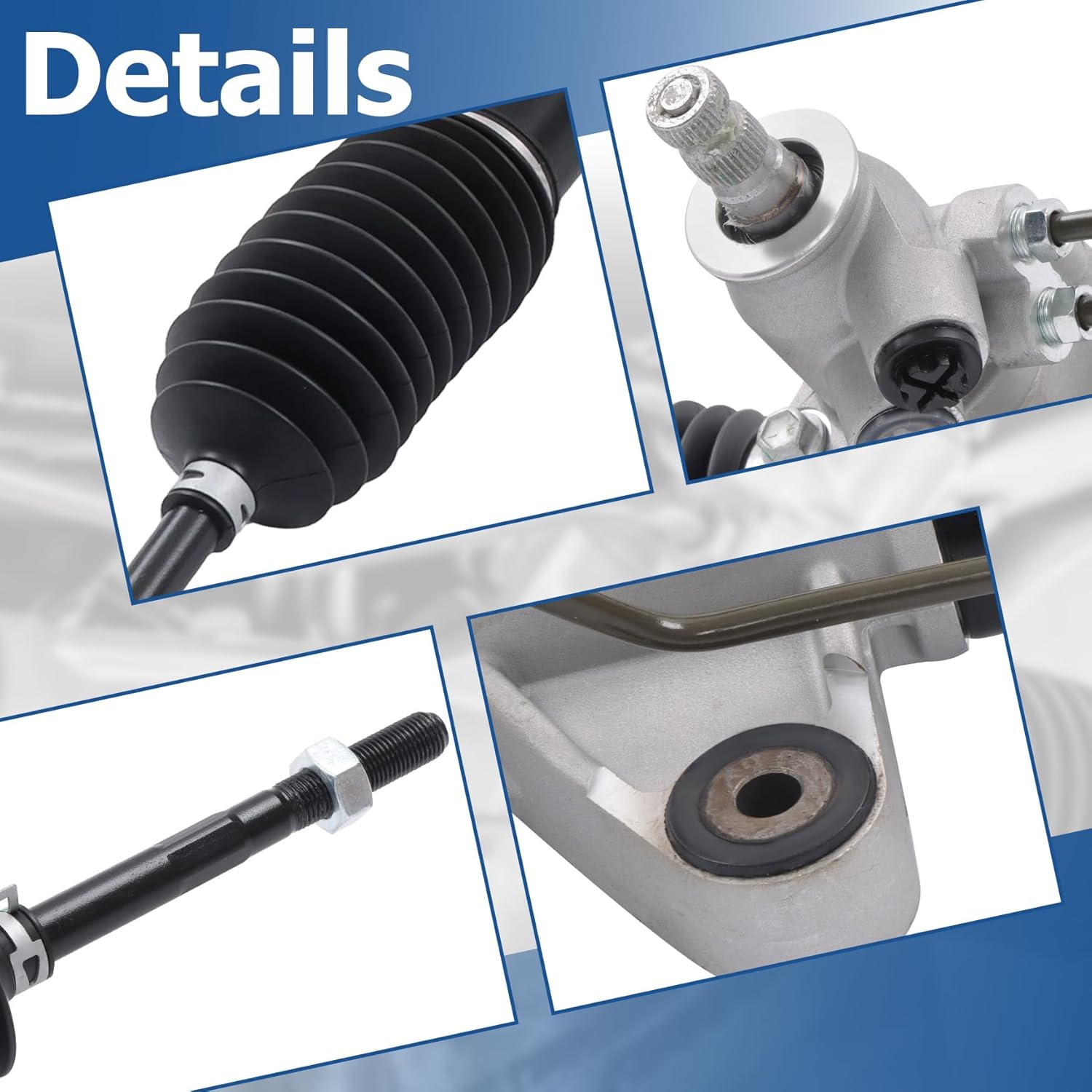 WFLNHB Pinion and Power Steering Rack Replacement for Honda CR-V 1997-2001 53601S10A03