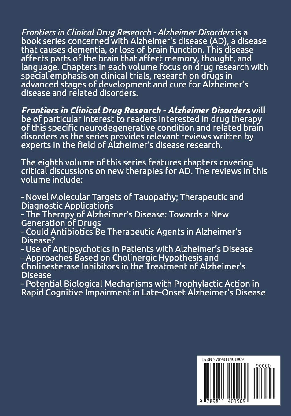 Frontiers in Clinical Drug Research - Alzheimer Disorders Volume 8