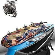 Scooty Dog Protection Seat Cover for Hondaa Activa – Protect Seat from Animals Sleeping, Climbing & Scratching, Canvas Inside Cotton Layer with Triple Stitched Bottom Elastic