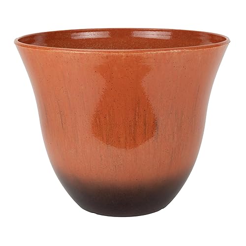 Classic Home and Garden Honeysuckle Resin Planters - Lightweight Indoor