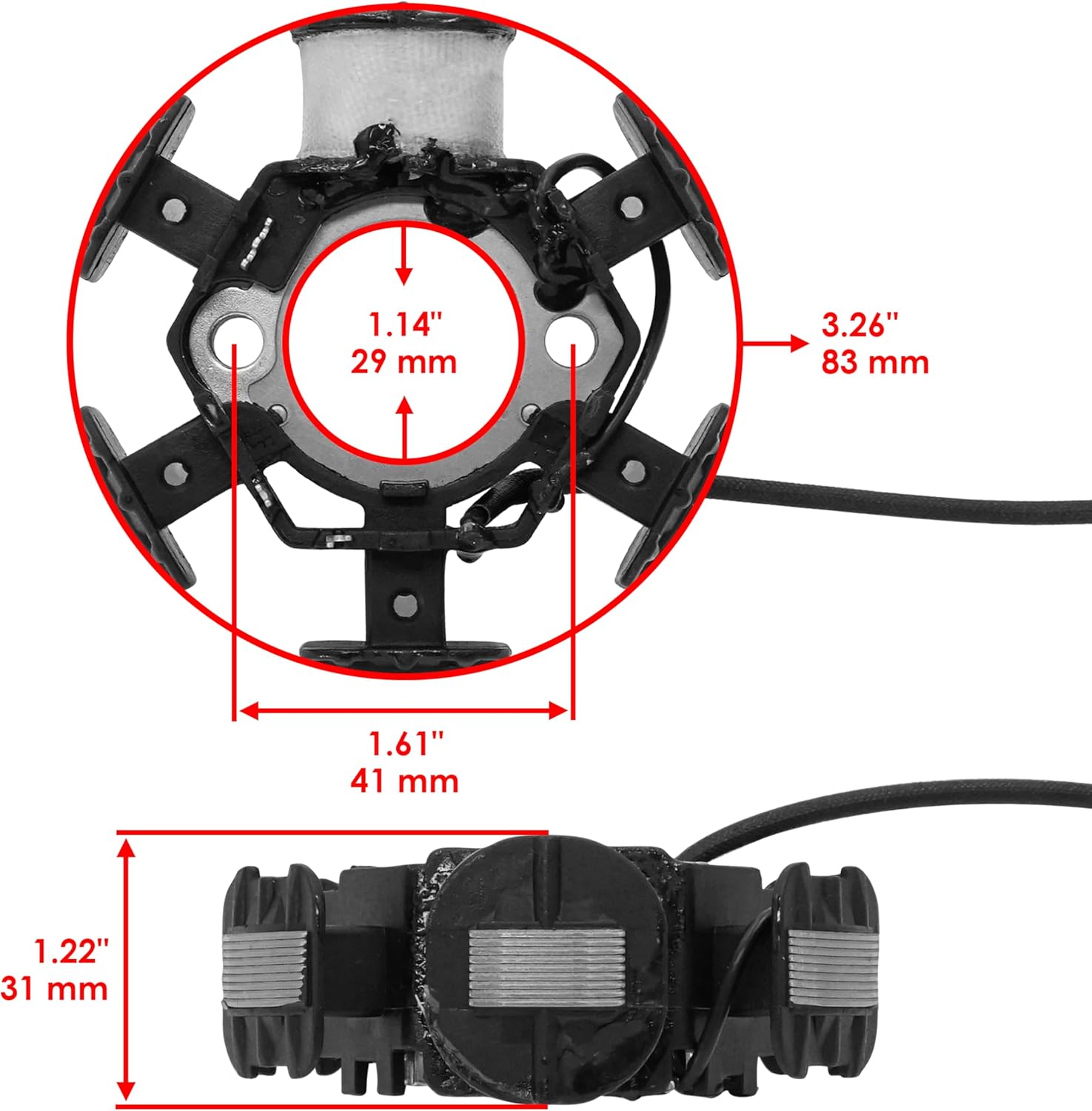Caltric Stator Compatible With Honda Crf100F Crf-100F 2004-2013