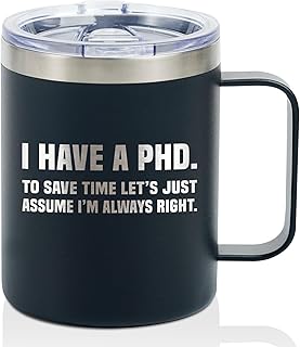 Onebttl Graduation Gifts For Men and Women, College Gifts for Degree, Master Degree, Stainless Steel Insulated Coffee Mug - Right