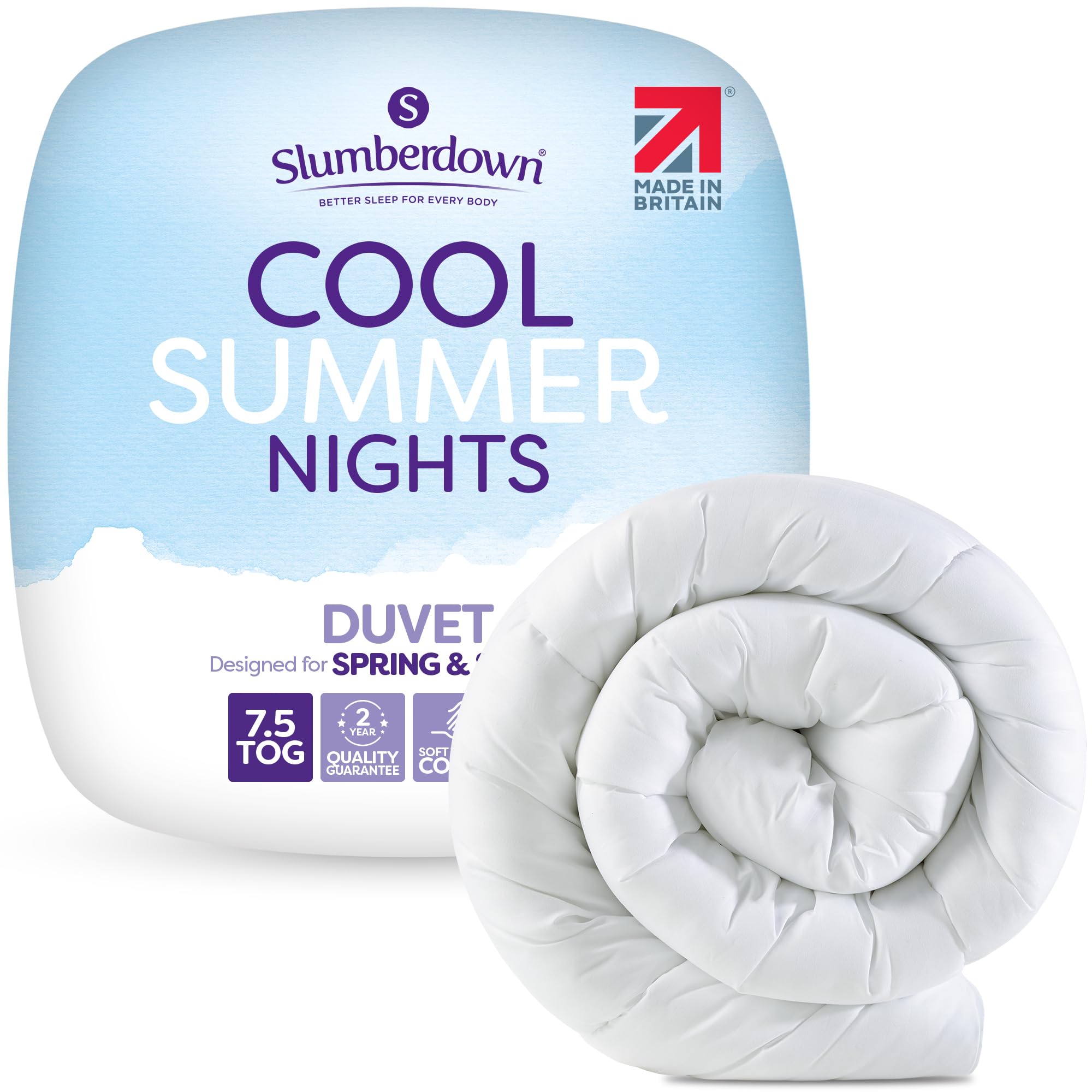 Slumberdown Cool Summer Nights 7.5 Tog King Size Duvet