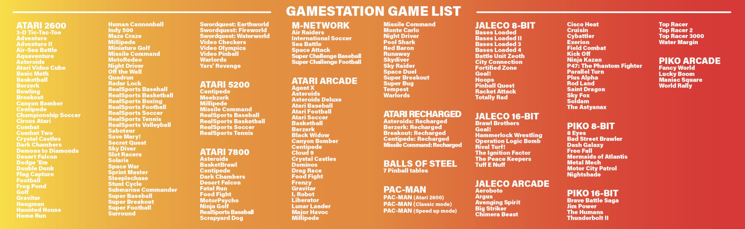 MY ARCADE Atari Gamestation Go, Console de Jeu Portable Rétro avec 200+ Jeux, Écran 7 Pouces, Wi-Fi, Batterie Rechargeable