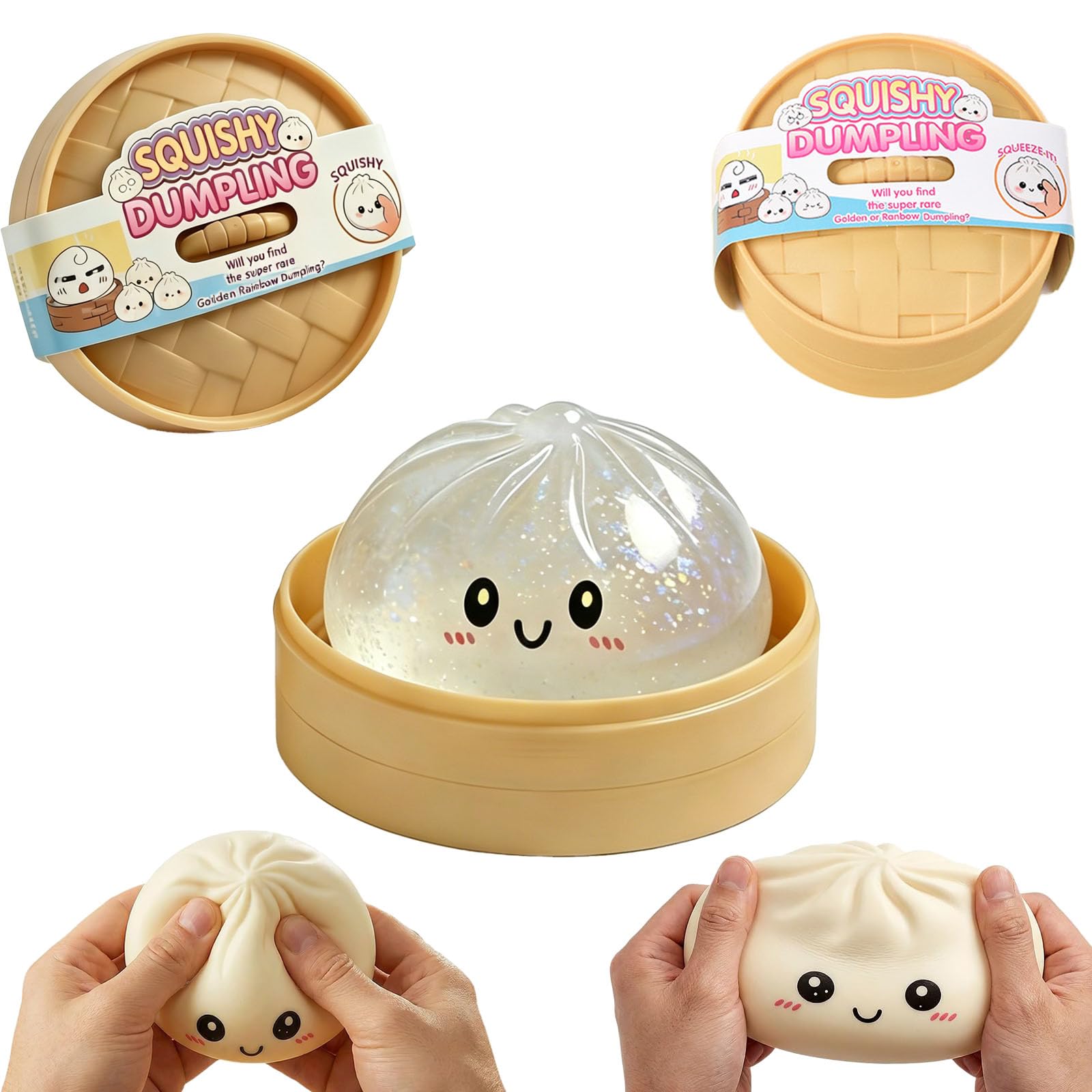 Amazon | Bornoon ミステリー餃子スクイーズボックス 肉まんスクイーズ