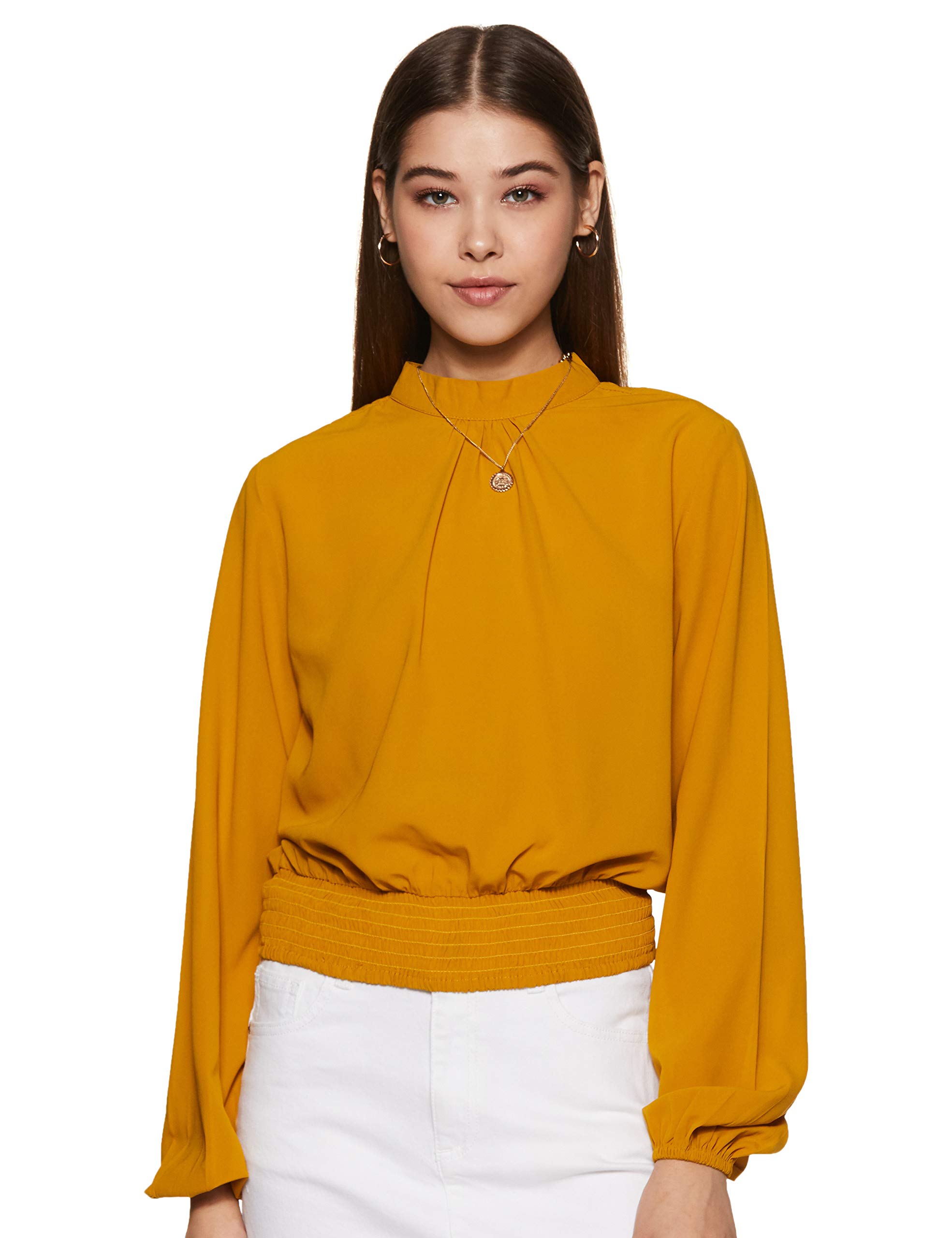 harpa Women's Solid Regular Fit Blouse-picture-34
