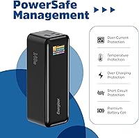 Vista 8 de Energizer Power Bank 27000mAh with PD 140W USB-C Outputs Fast Charging Battery Pack USB-A 30W with Intelligent Digital LCD Display for Laptop