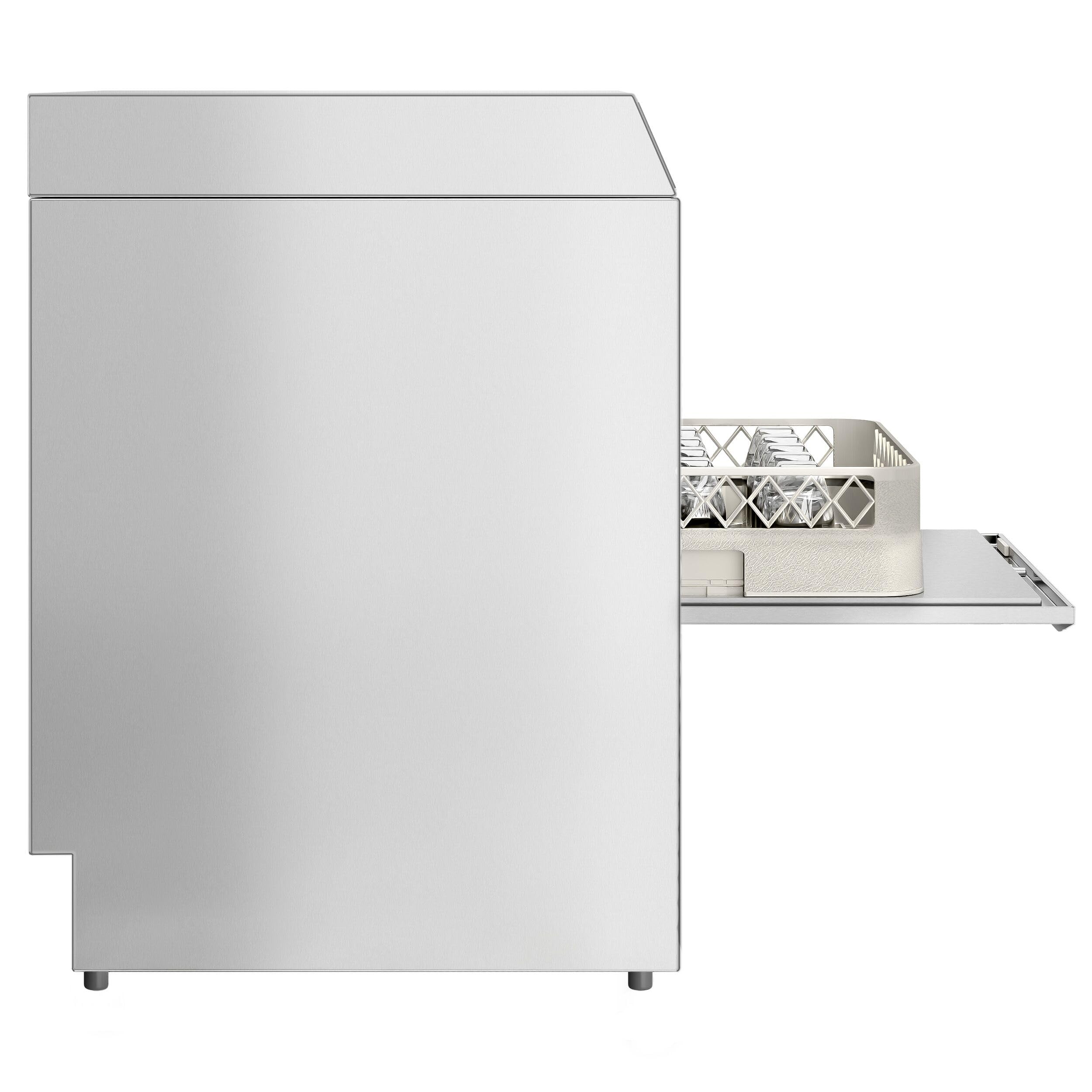 GGM Gastro Gläserspülmaschine 2,97 kW mit Laugenpumpe | Doppelwandige Konstruktion, energieeffizient, intuitive Bedienung, einfache Reinigung, für den gewerblichen Dauereinsatz